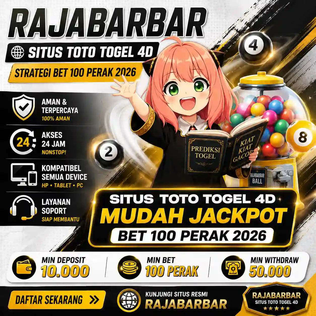 (RAJABARBAR) Situs Toto Togel 4D | Strategi Bet 100 Perak 2026